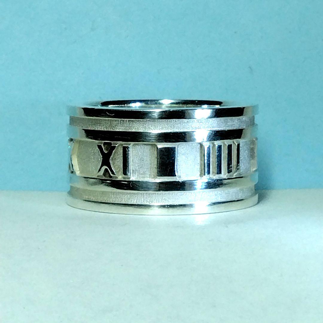 ティファニーアトラスワイドリング　19号　新品仕上げ　ほぼ無傷未使用に近い