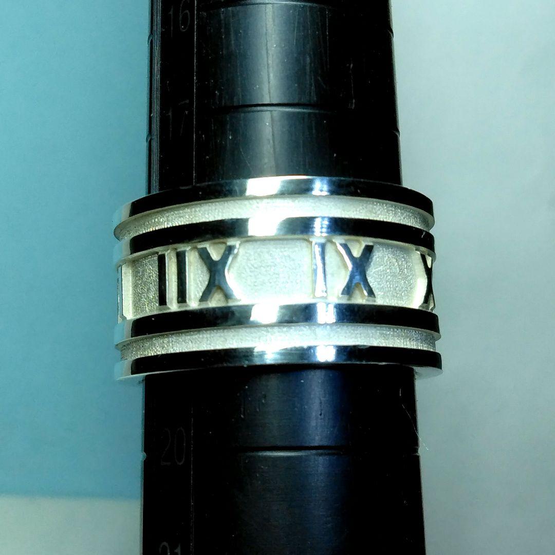 ティファニーアトラスワイドリング　19号　新品仕上げ　ほぼ無傷未使用に近い