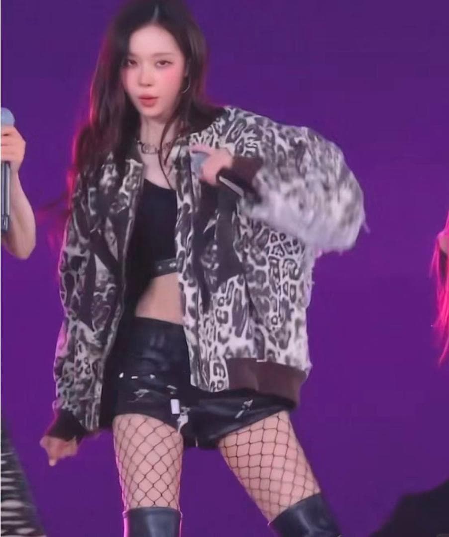 即日発送 MOWALOLA レオパード柄 ボンバージャケット M