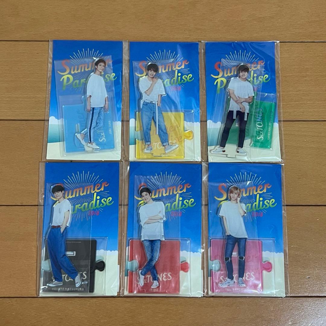 SixTONES サマパラ アクリルスタンド 6個セット SixTONES サマパラ アクスタ セット アクリルスタンド 6個セット