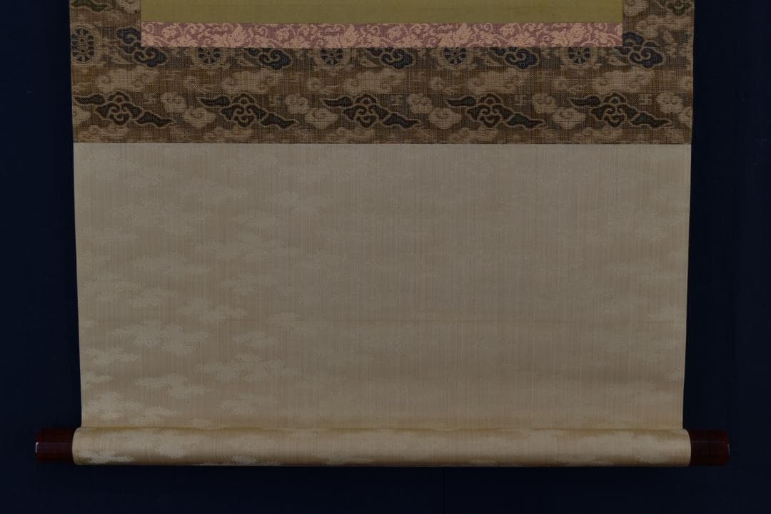 圓山應挙/山応挙/翁図/祝事人物図/横物/掛軸☆