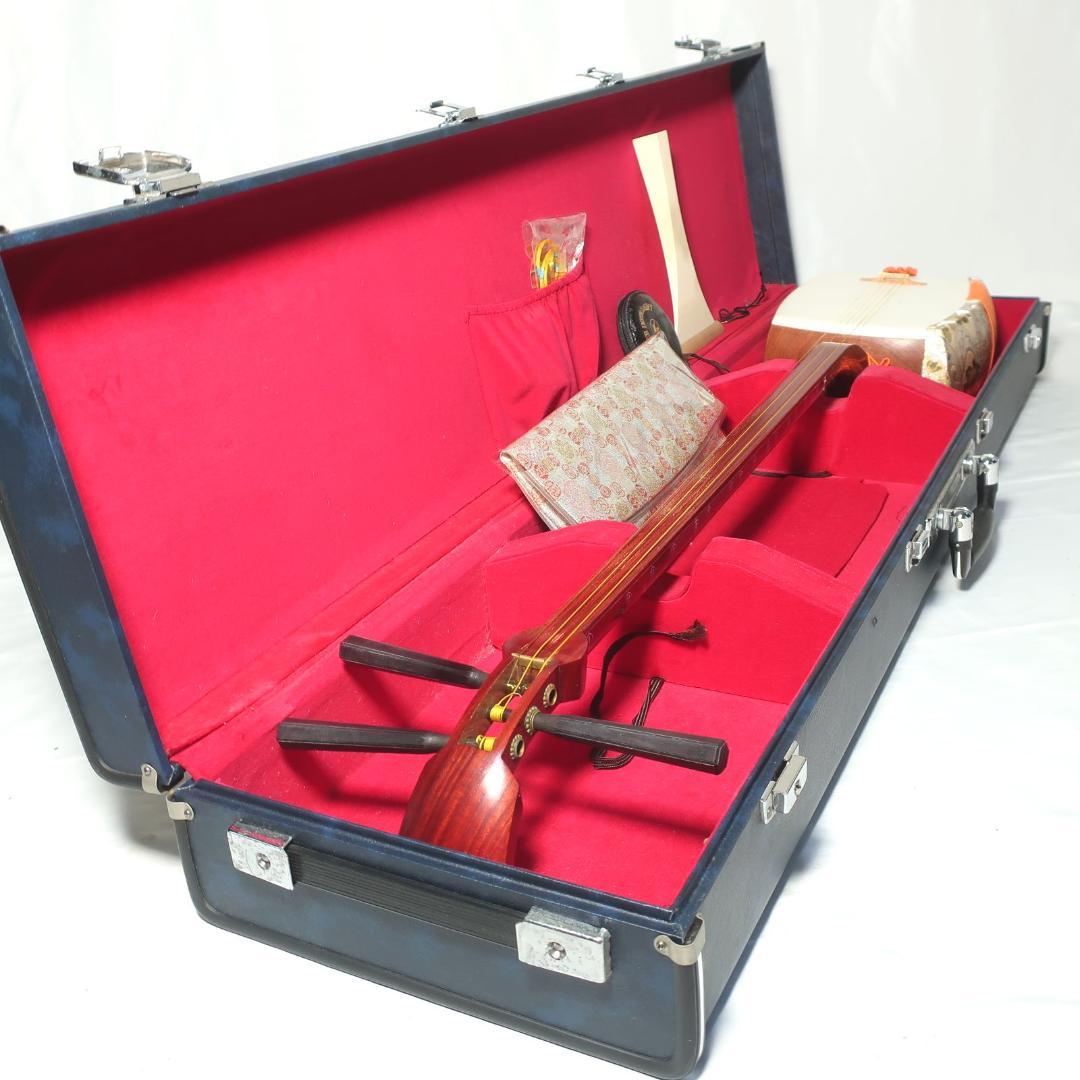 三味線 細棹 撥 予備弦 ハードケース 付属 初心者セット - メルカリ