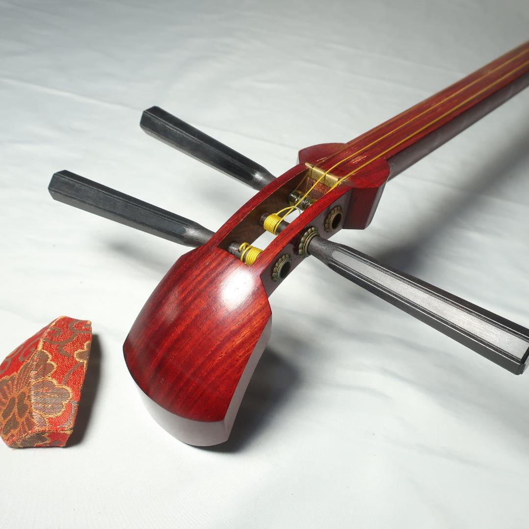 三味線 細棹 撥 予備弦 ハードケース 付属 初心者セット - メルカリ