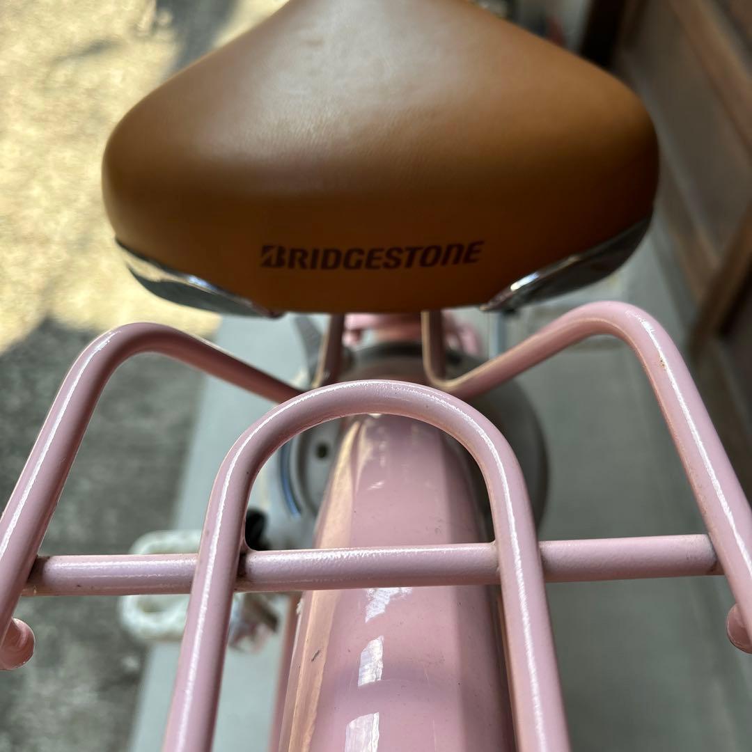 mathyou　ブリヂストン 22型 子供用自転車 リリーベル　ピンク