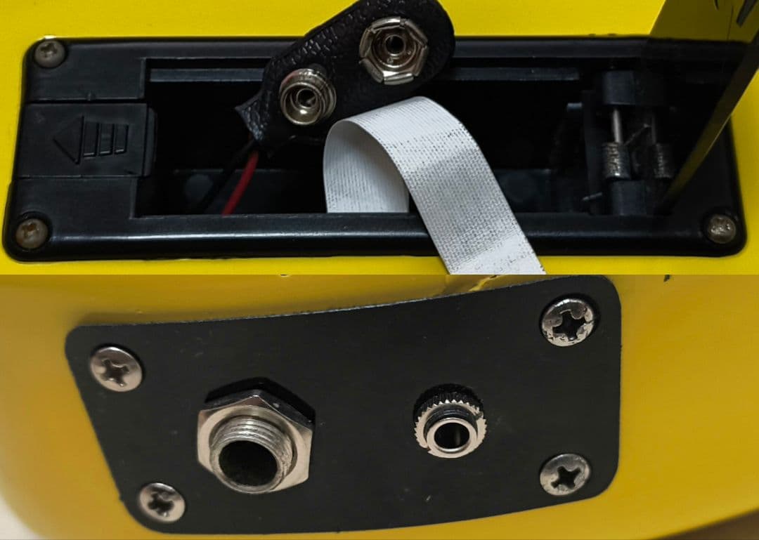 【美品】ZO-3 イエロー アンプ内蔵ミニギター 専用ケース付 ぞーさん