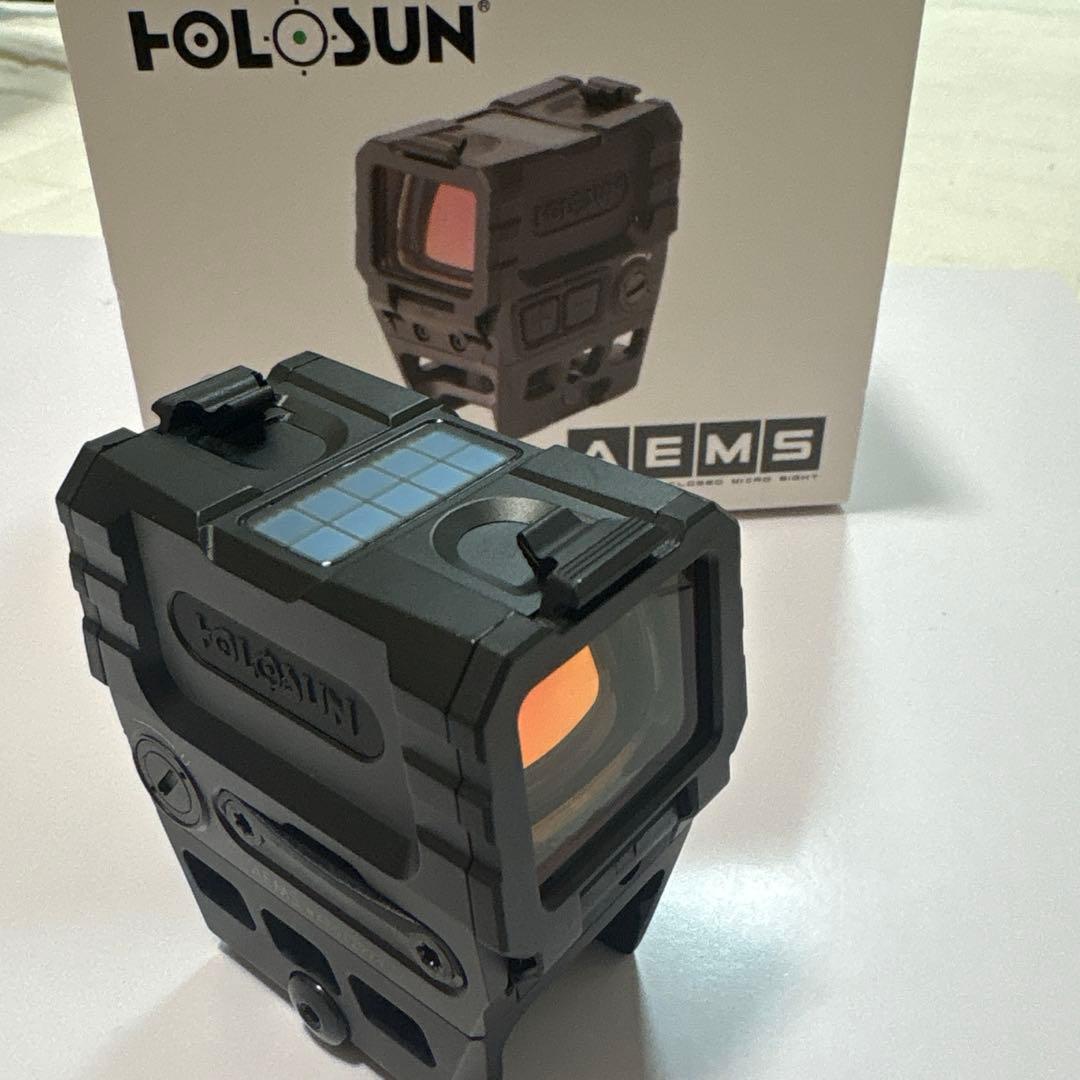 HOLOSUN AEMS Open Reflex グリーン サークルドットサイト Amazon.co.jp: [HOLOSUN/ホロサン] AEMS 221301 Open Reflex グリーン