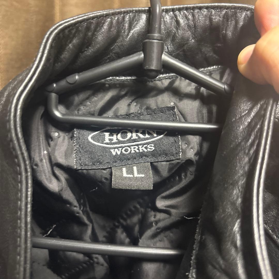 美品⭐️Wind Armor 茶芯 立体スカル&ファイヤーパターン ライダース