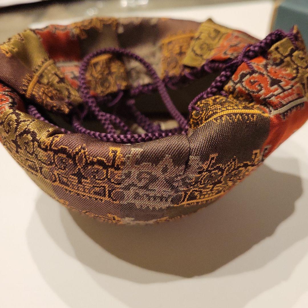 宮川香雲茶道具セット 3組松葉柄茶碗振り出し茶巾筒