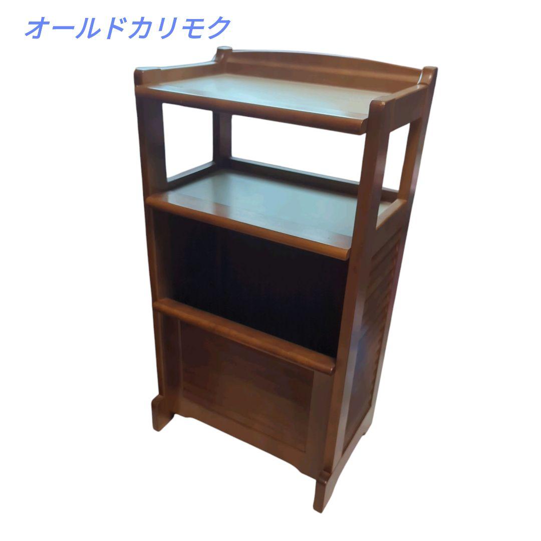 【希少品】karimoku オールドカリモク 昭和レトロ 電話台 チェスト 希少品】karimoku オールドカリモク 昭和レトロ 電話台 チェスト