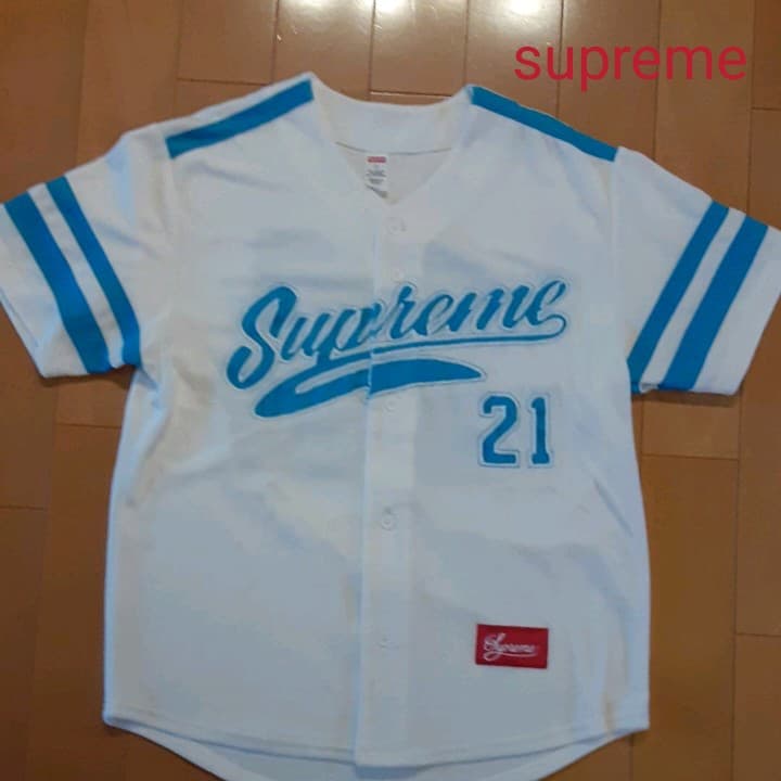 早い者勝ちお値下げしましたー☆supreme☆ ベースボールシャツ