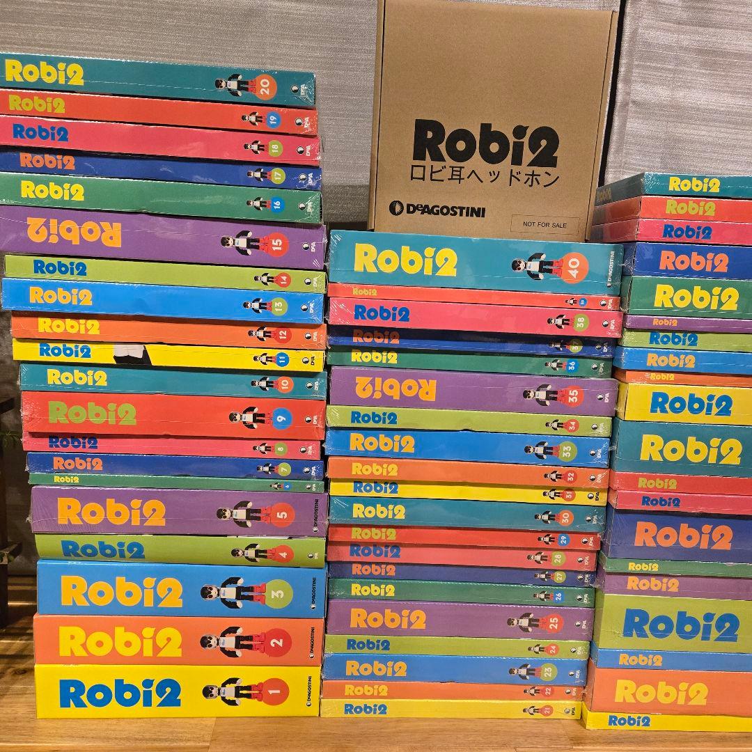 Robi 2 ロビ2 全80刊 セット 未使用 未開封 デアゴスティーニ
