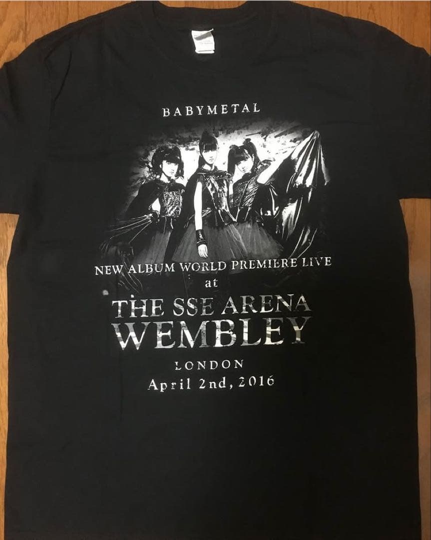 BABYL Wembley公演 JTBオフィシャルツアー限定Tシャツ BABYMETAL Wembley公演 JTBオフィシャルツアー限定Tシャツ