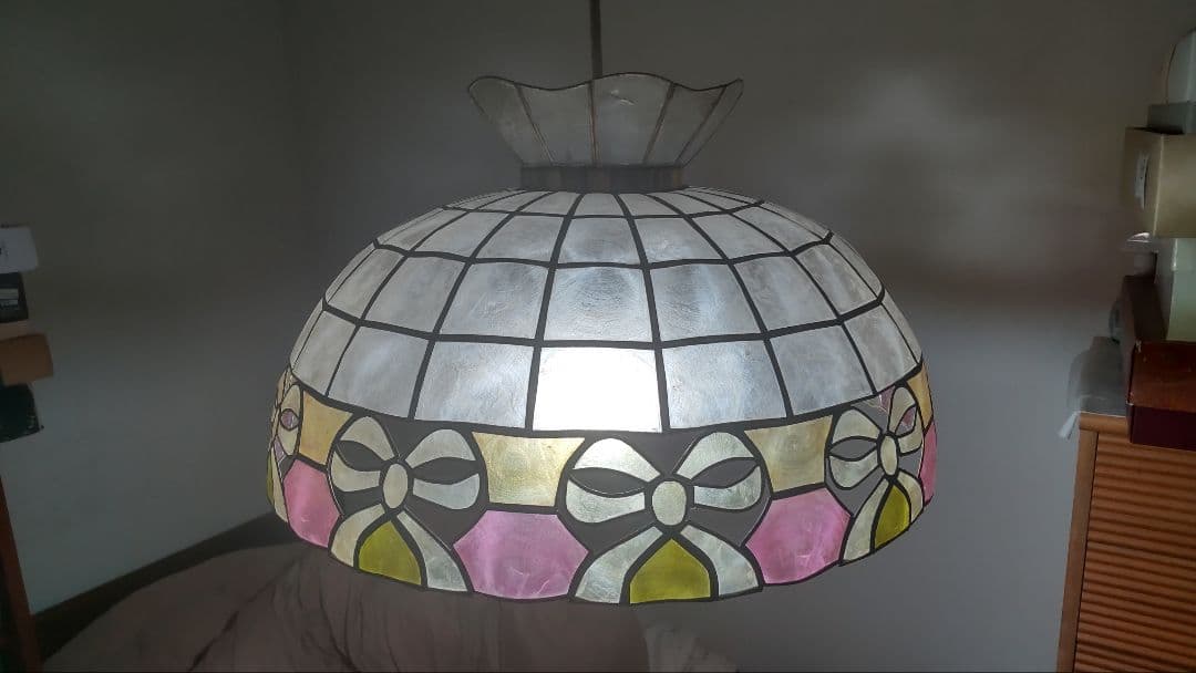 ペンダントライト 照明 昭和レトロ シェードライト シェルステンド