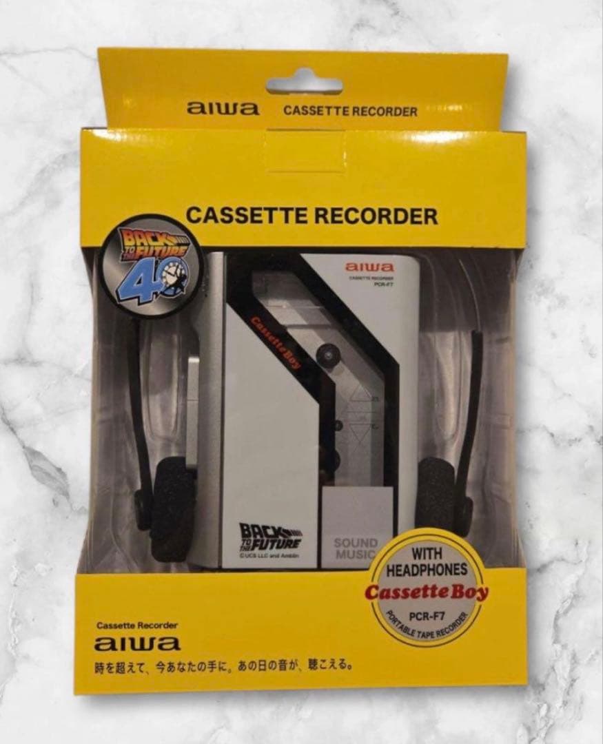 新品未開封】バックトゥザフューチャー カセットプレーヤー ドンキx