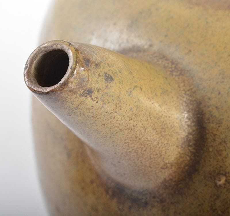 中国 茶葉末釉急須茶壷 金継ぎ直しMR4778