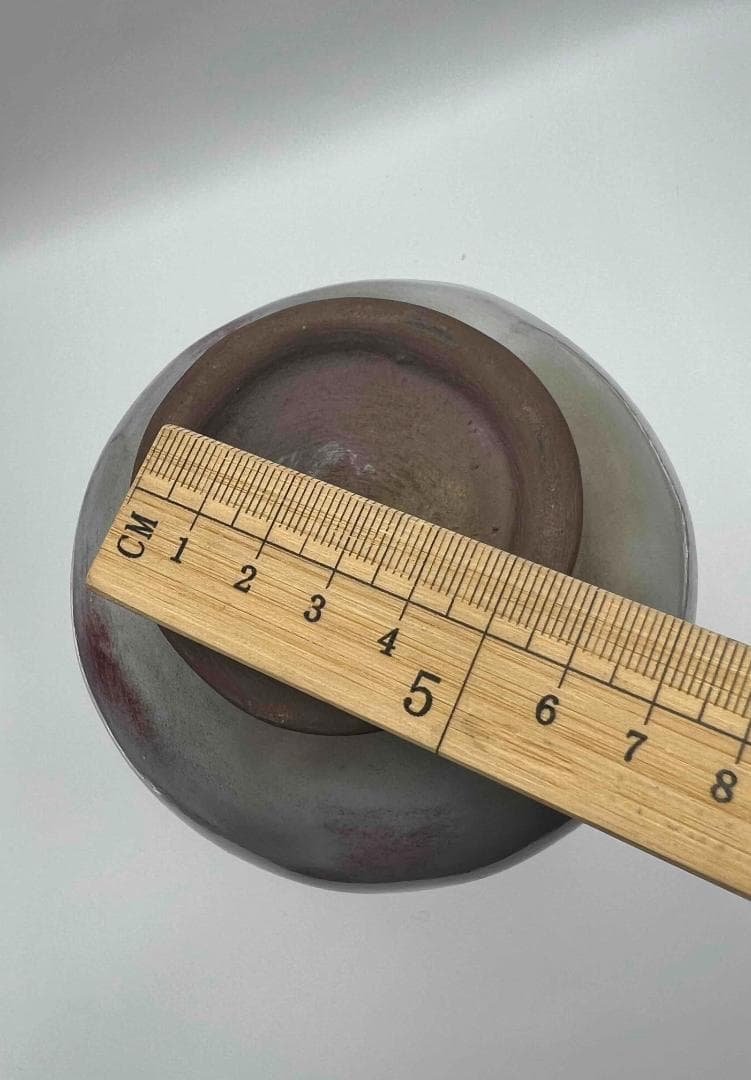 明時代 鈞窯紫紅斑文橄欖瓶 紅釉瓶 辰砂 郎窯紅釉