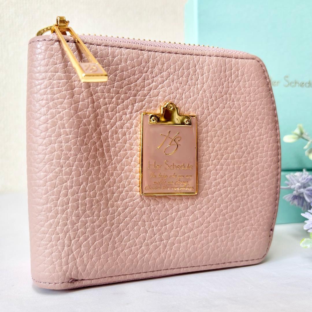 【未使用】　ハースケジュール　チェレット　二つ折りウォレット　財布　コンパクト HerSchedule】チェレットbillfold（二つ折りウォレット）シリーズ