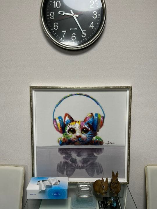 死ぬ程可愛い猫の油絵(^^)