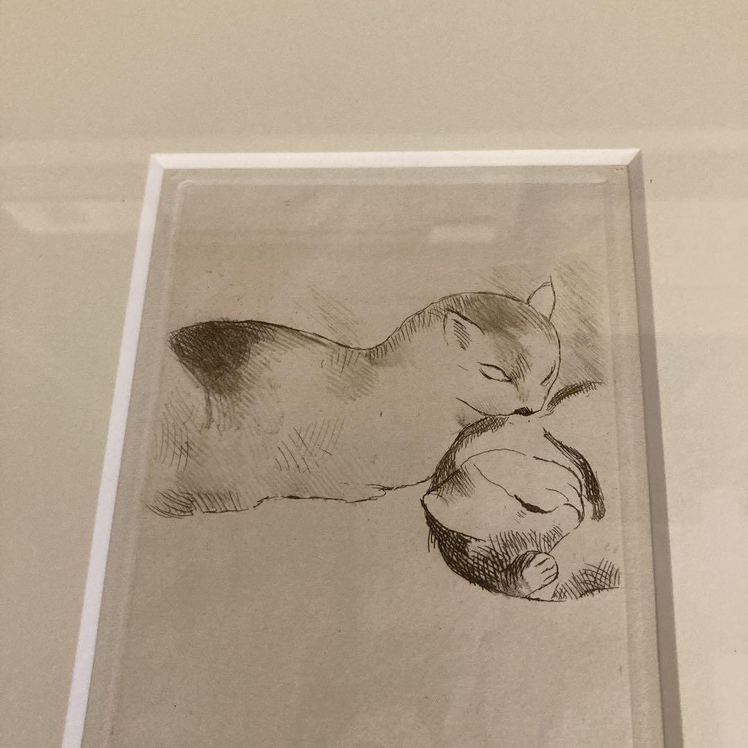 マリーローランサンオリジナル版画ネコ