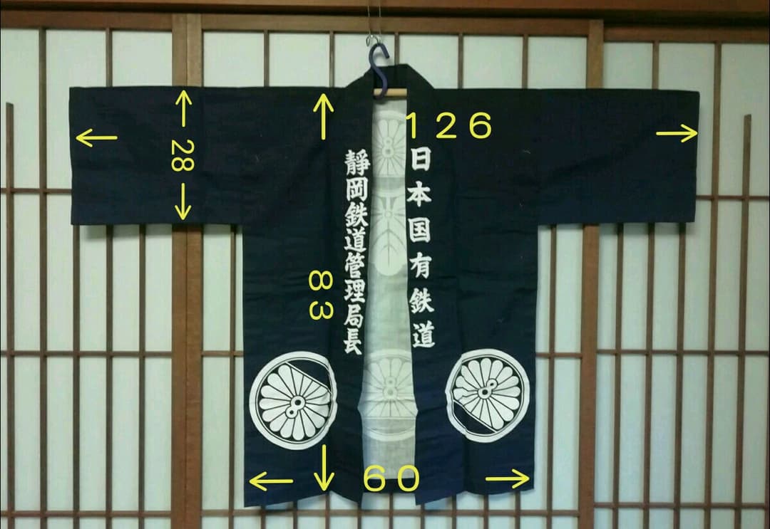 美品・未使用 】鉄道記念日の法被 日本国有鉄道 静岡鉄道管理