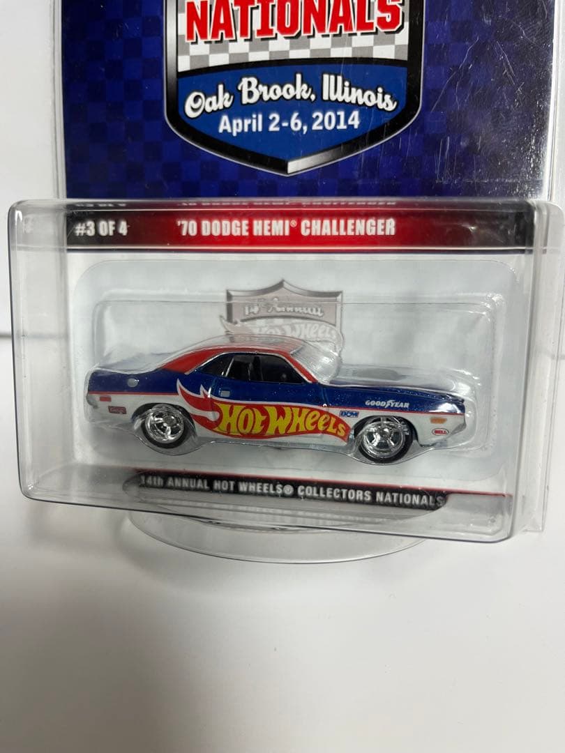 HW ナショナルズ　70ダッジ　チャレンジャー　HEMI レースチームブルー