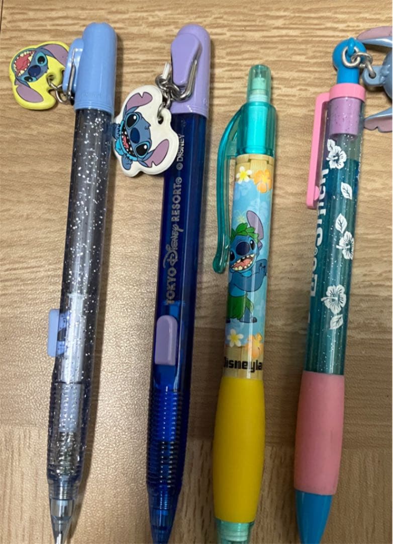 レア ディズニー スティッチ シャープペン 7本セット