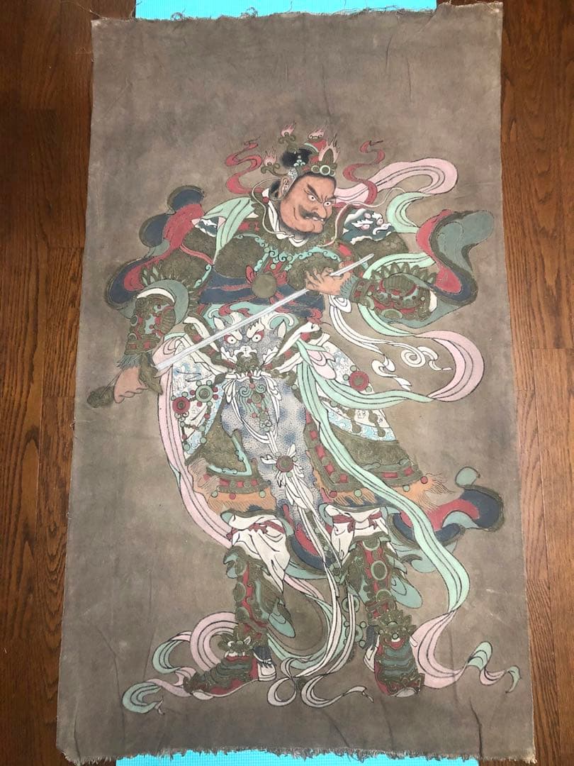 重要文化財、毗盧寺壁畫1:1再現した肉筆模写