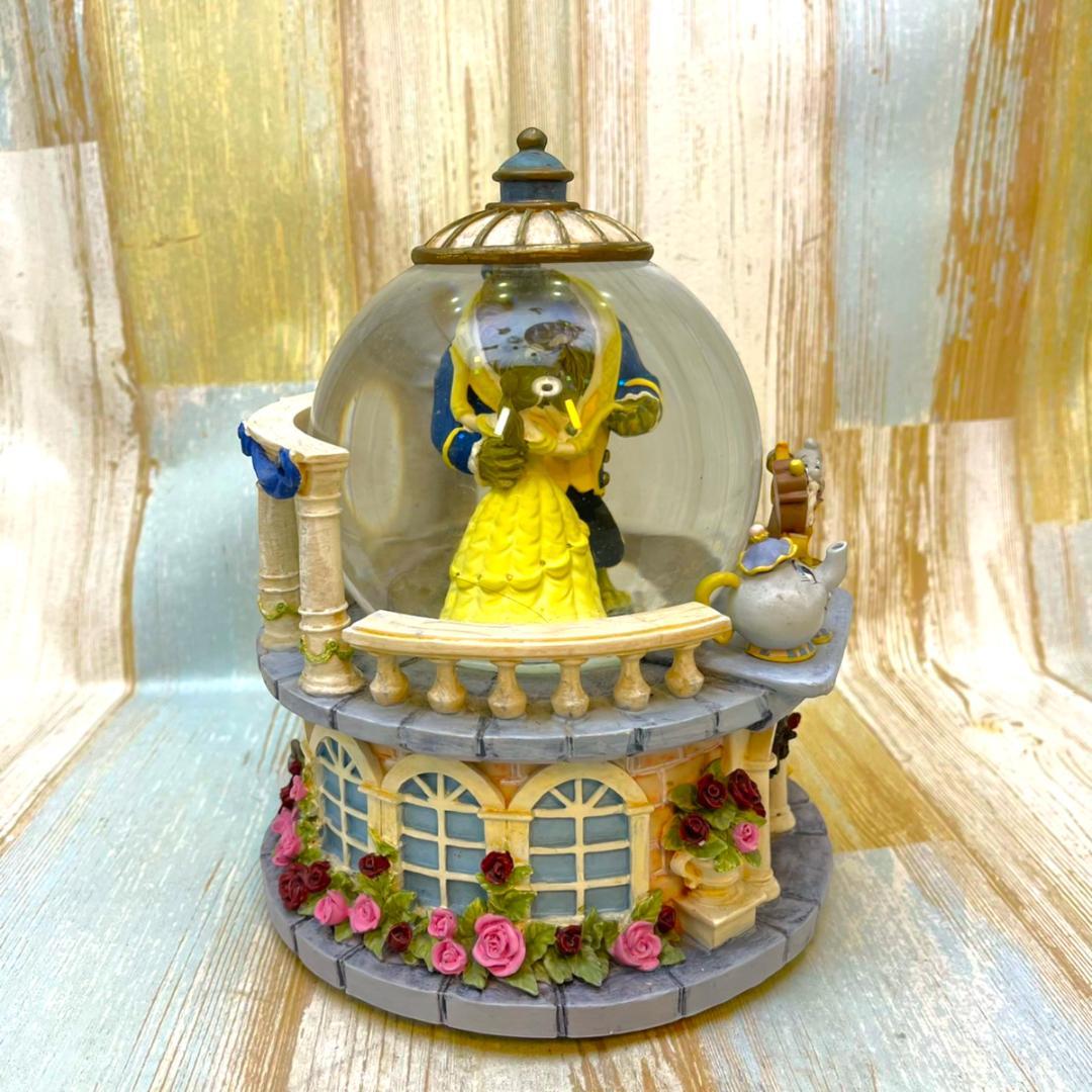 美女と野獣 ベル ルミエール ポット婦人 スノーグローブ フィギュア