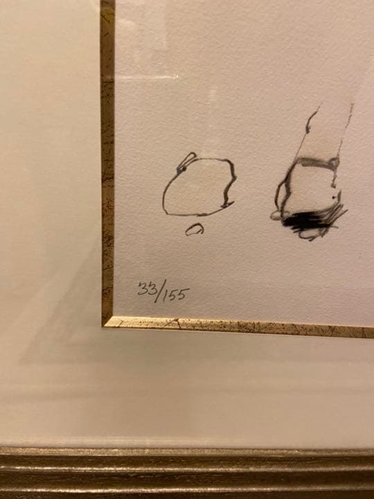 ロバートハインデル グリターガールズ 版画 素描