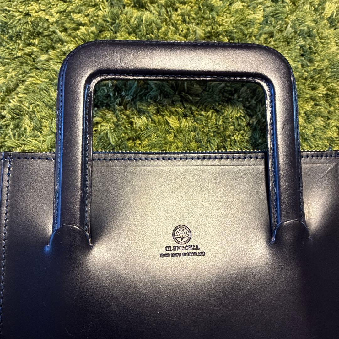 G*H様 グレンロイヤル　ブリーフケース　濃紺　パスケース付き