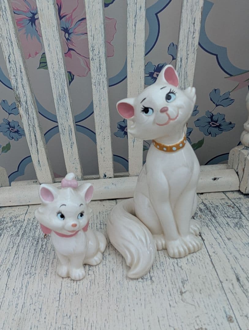 ディズニーストア購入 おしゃれキャット ダッチェス マリー 陶器 置物