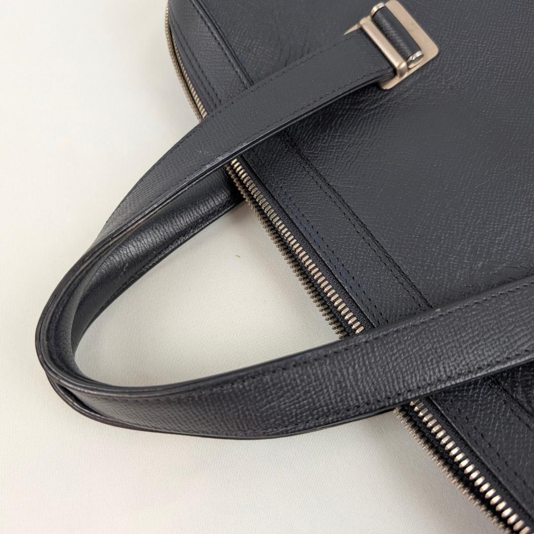 dunhill ダンヒル カドガン スリムドキュメントケース レザー ネイビー