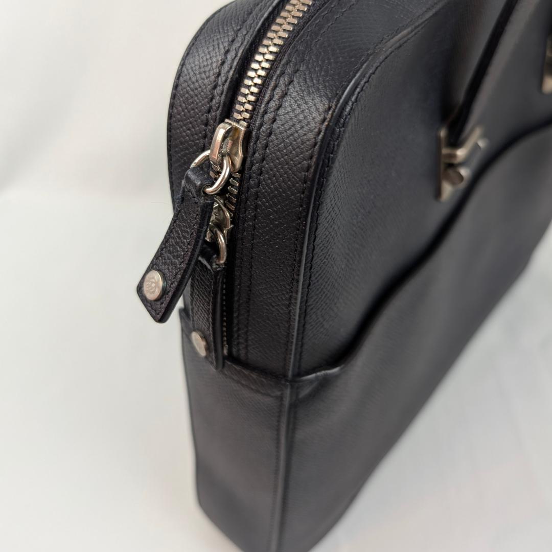 dunhill ダンヒル カドガン スリムドキュメントケース レザー ネイビー