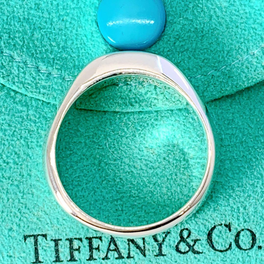 美品 ティファニー ナイフエッジ リング 約19号 シルバー925