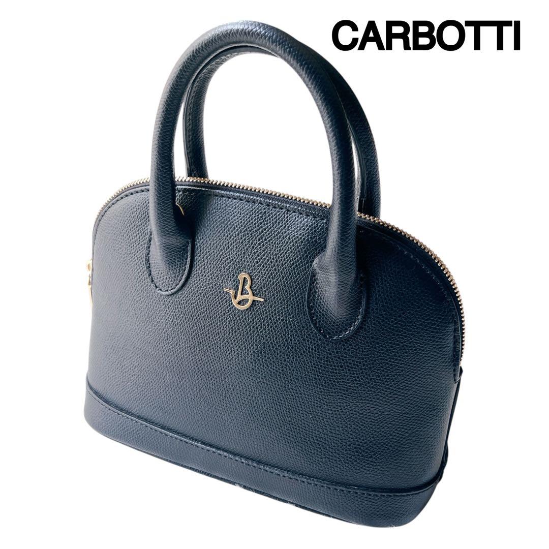 【入手困難】CARBOTTI カルボッティベリーナハンドバッグ 黒　未使用級