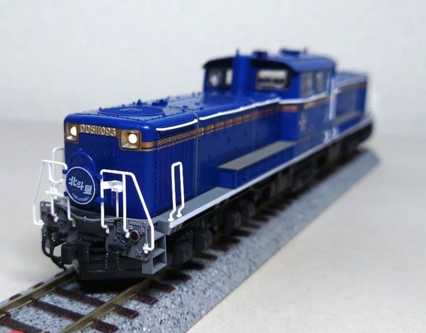 KATO HOゲージ DD51北斗星色＆一般色 2両セット 加工有りジャンク品