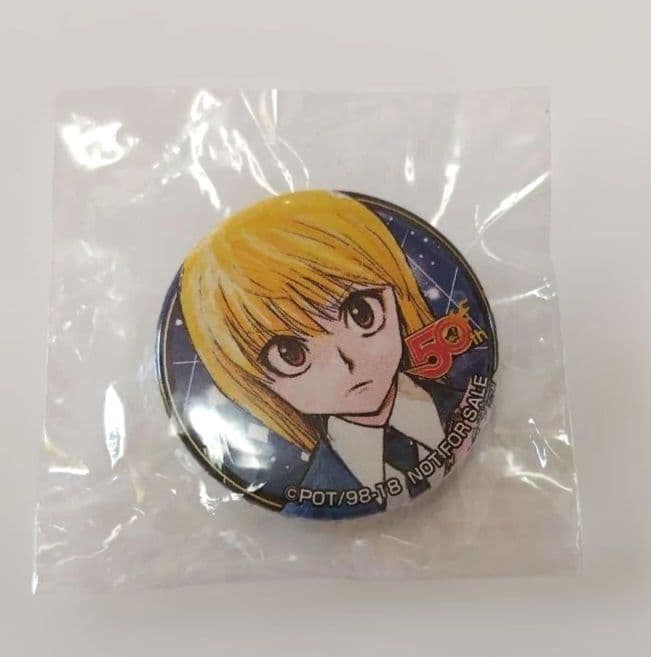 ジャンプ50周年 HUNTER×HUNTER 缶バッジ クラピカ - メルカリ