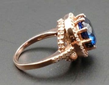 eriken20スリランカ産天然ロイヤルブルーサファイア SV925 指輪