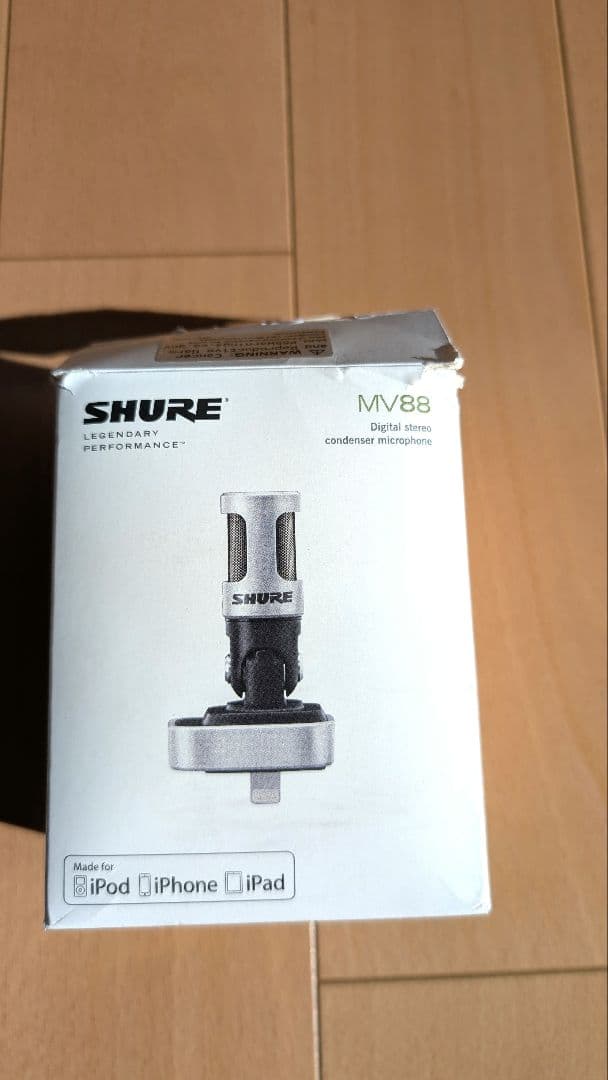SHURE MV88 iPhone用 マイク 付属品未開封 箱あり