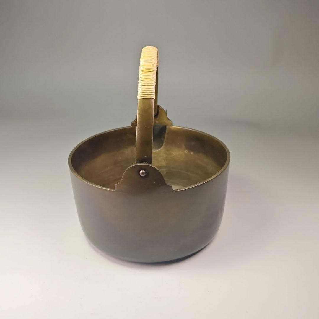 ウ314 汁器『中村秀峰作』『唐銅　汁器　共箱』茶道具