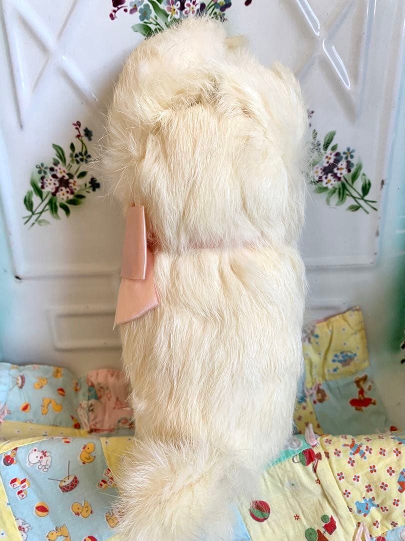 アンティークうさぎリアルファー ベアバニー