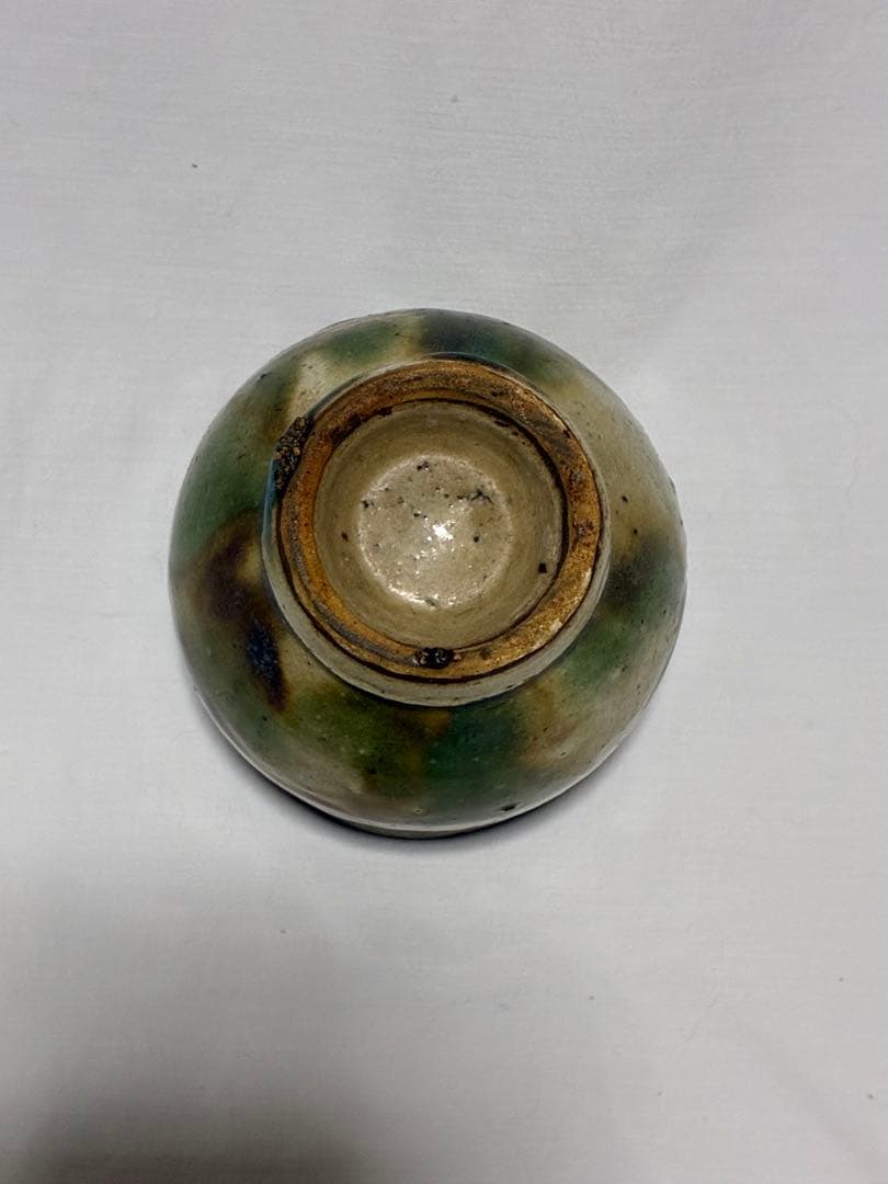 金城次郎　壺屋時代　三彩湯呑み　ぐい呑み　酒器 やちむん　民藝　人間国宝