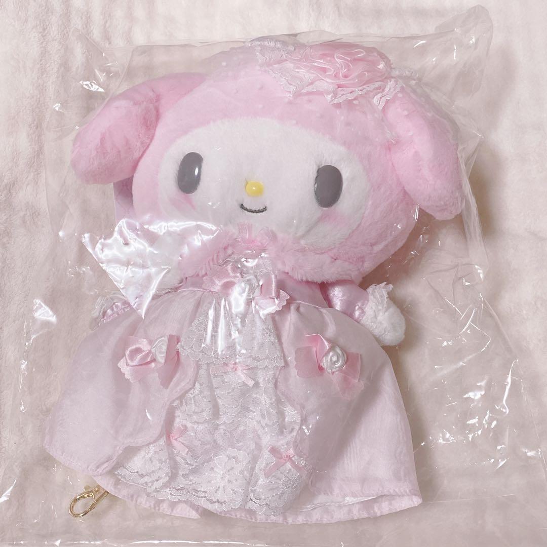 レディマイメロディ マイメロディ ぬいぐるみ風ショルダーバッグ