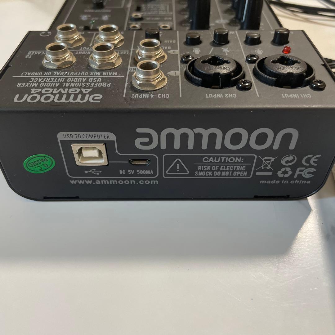 即購入可】バイノーラルammoon AGM04 +マイクロホンアンプ等配信器具