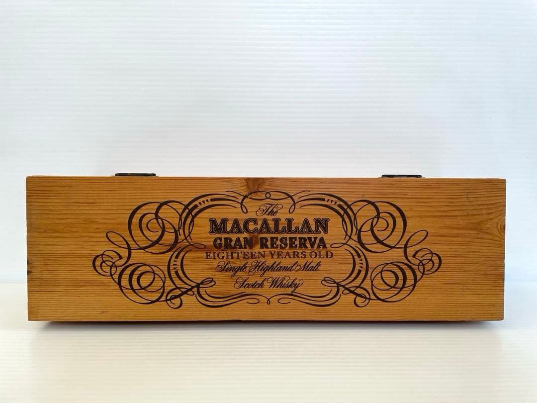 レア】マッカラン グランレゼルバ 18年 1979年1997年 空箱 木箱 ザ