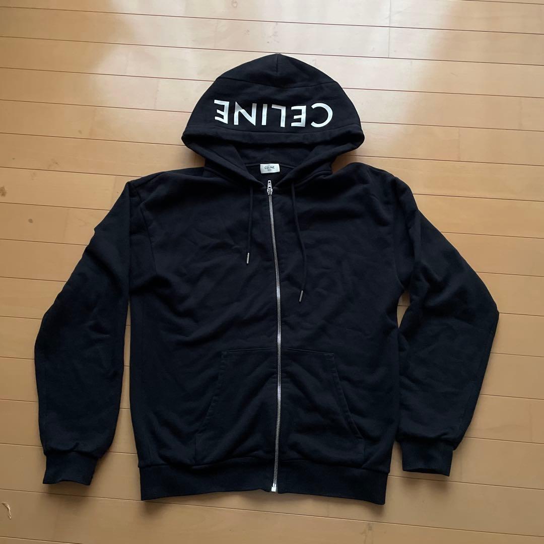 正規 CELINE セリーヌ ジップパーカー sサイズ