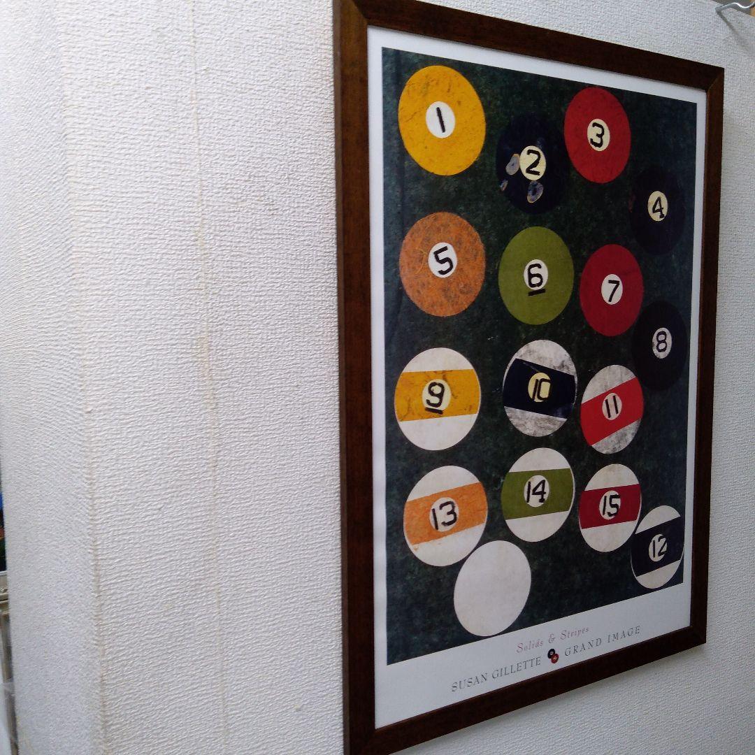 ポスター　立て　特寸法　スーザン　ジレット　額装仕上げ品