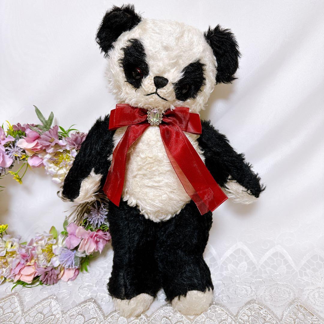 ✨激レア✨❤️ペディグリー❤️アンティークパンダベア　テディベア　アンティークベア