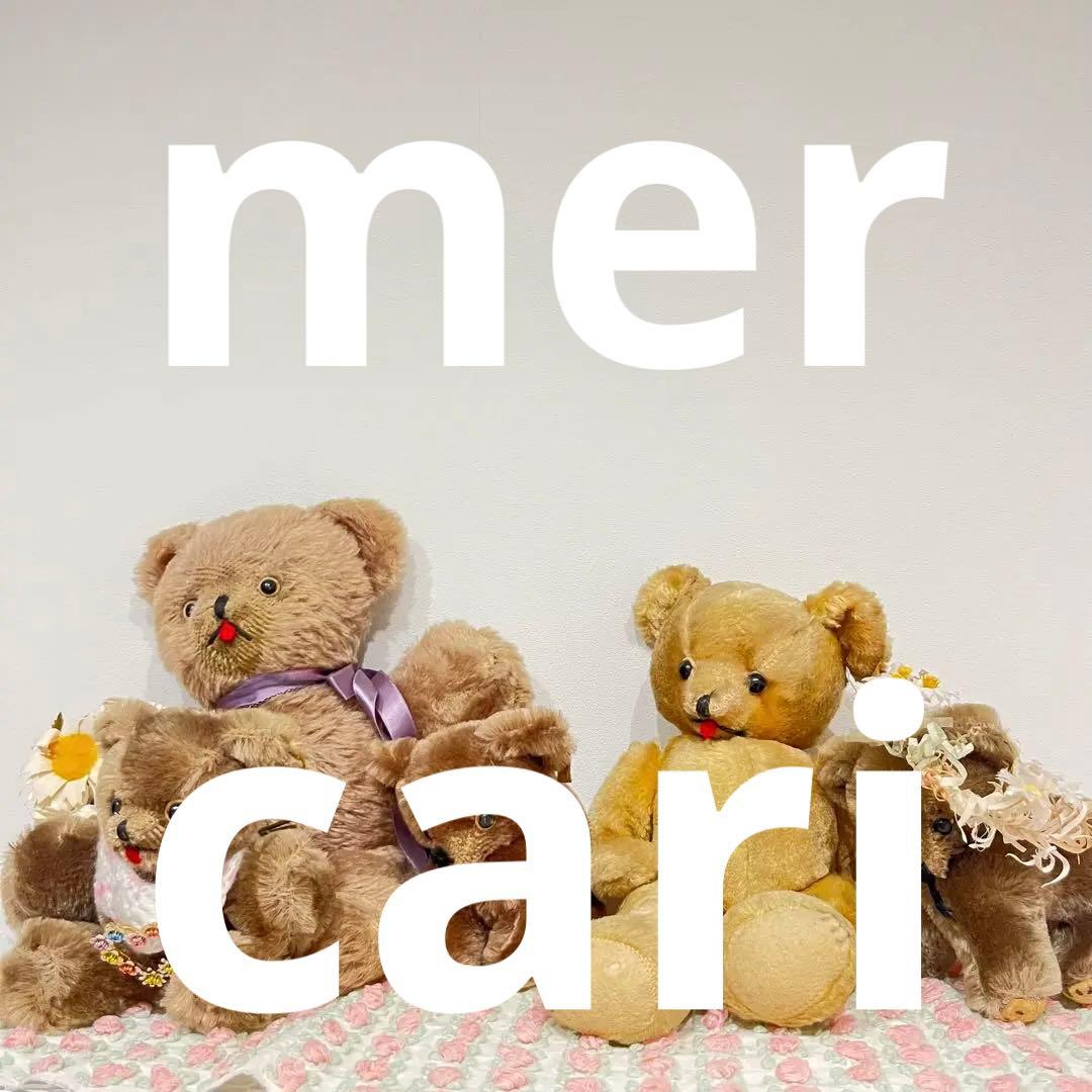 ヴィンテージ モヘア製テディベア キャラクターノベルティ社製