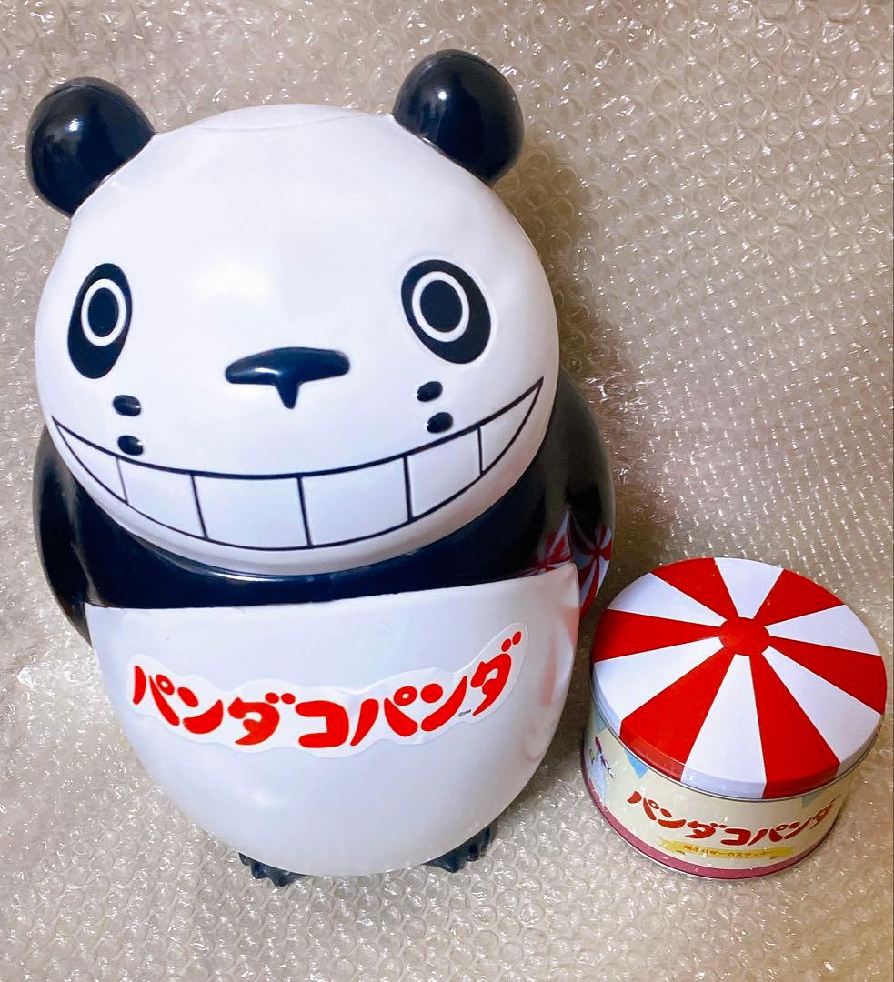 ジブリ　パンダコパンダ　パパンダおっきいケース　貯金箱　空き缶　２点セット